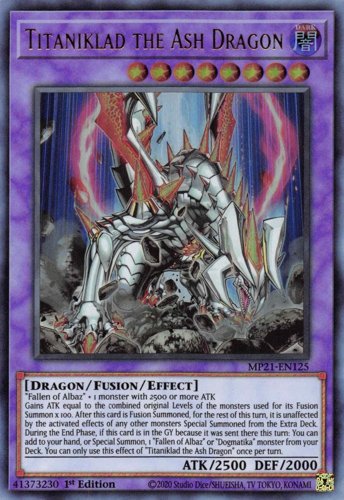 Titaniklad the Ash Dragon (21125) (MP21) - YuGiOh Single