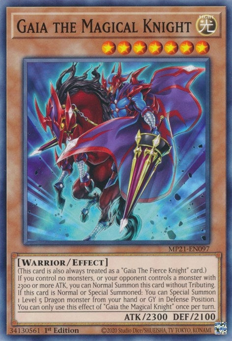Gaia the Magical Knight (21097) (MP21) - YuGiOh Single