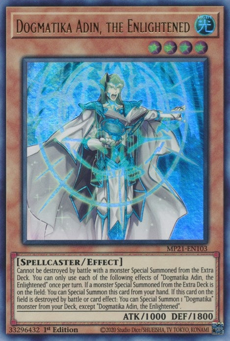 Dogmatika Adin the Enlightened (21103) (MP21) - YuGiOh Single