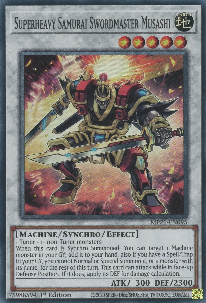 Superheavy Samurai Swordmaster Musashi (21095) (MP21) - YuGiOh Single