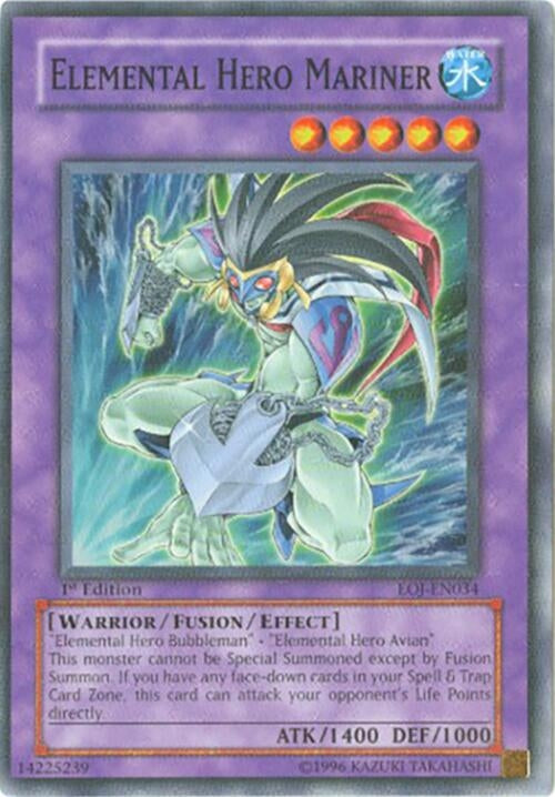 Elemental Hero Mariner (34) - YuGiOh Single