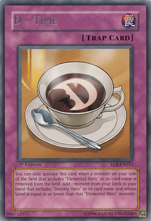 D - Time (53) - YuGiOh Single