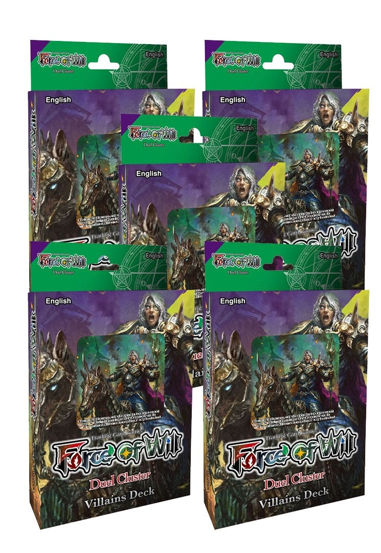 Starter Deck: Villains Deck Display - Force of Will Sealed