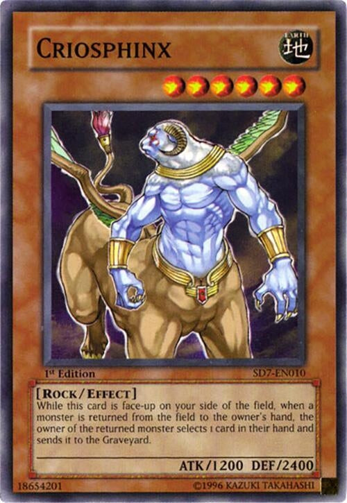 Criosphinx (7010) - YuGiOh Single