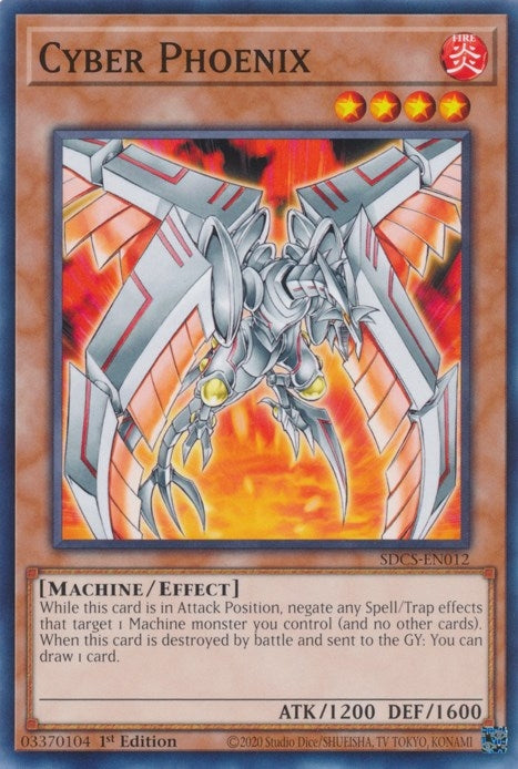 Cyber Phoenix (12) (SDCS) - YuGiOh Single