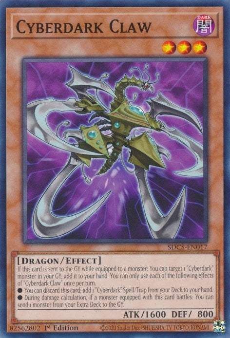 Cyberdark Claw (17) (SDCS) - YuGiOh Single
