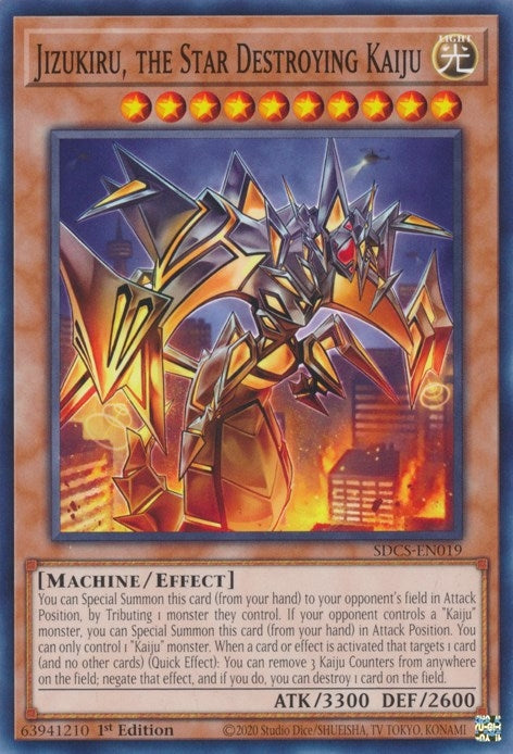 Jizukiru the Star Destroying Kaiju (19) (SDCS) - YuGiOh Single