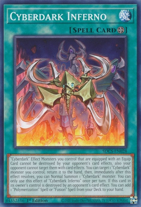 Cyberdark Inferno (28) (SDCS) - YuGiOh Single