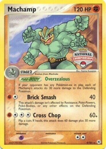 Image for Machamp - 9/101 (National Championships) (009/101) (League & Championship Cards) - Pokemon