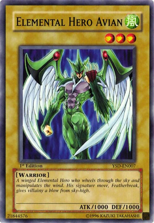 Elemental Hero Avian (7) - YuGiOh Single