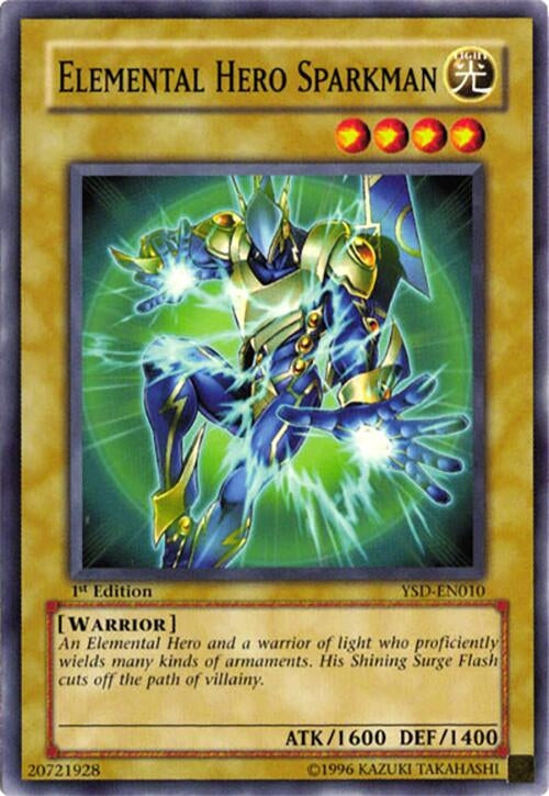 Elemental Hero Sparkman (10) - YuGiOh Single