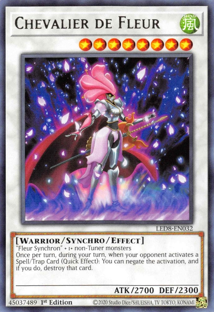 Chevalier de Fleur (8032) (LED8) - YuGiOh Single