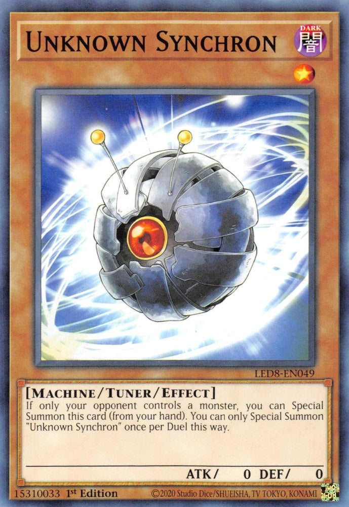 Unknown Synchron (8049) (LED8) - YuGiOh Single