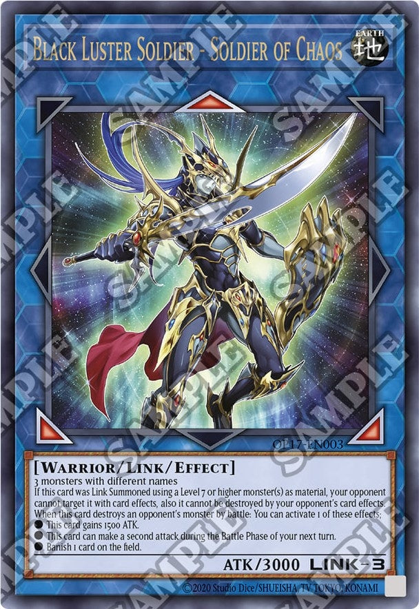 Black Luster Soldier - Soldier of Chaos (UTR) (17003) (OP17) - YuGiOh Single