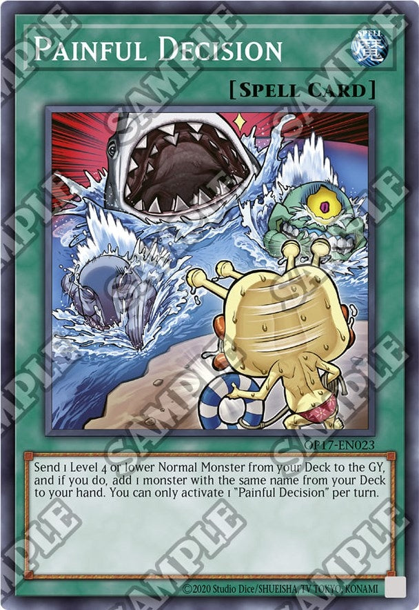 Painful Decision (17023) (OP17) - YuGiOh Single