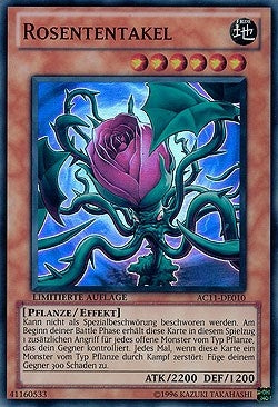 Rose Tentacles (German) - ’Rosententakel’ (11010) (AC11) - YuGiOh Single