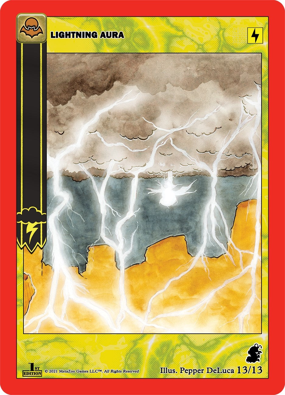Lightning Aura (13) (NFFE-RE) - MetaZoo Single
