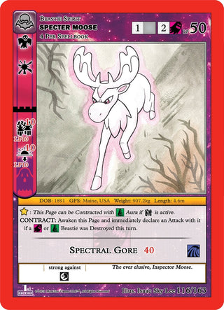 Specter Moose (116) (NFFE) - MetaZoo Single