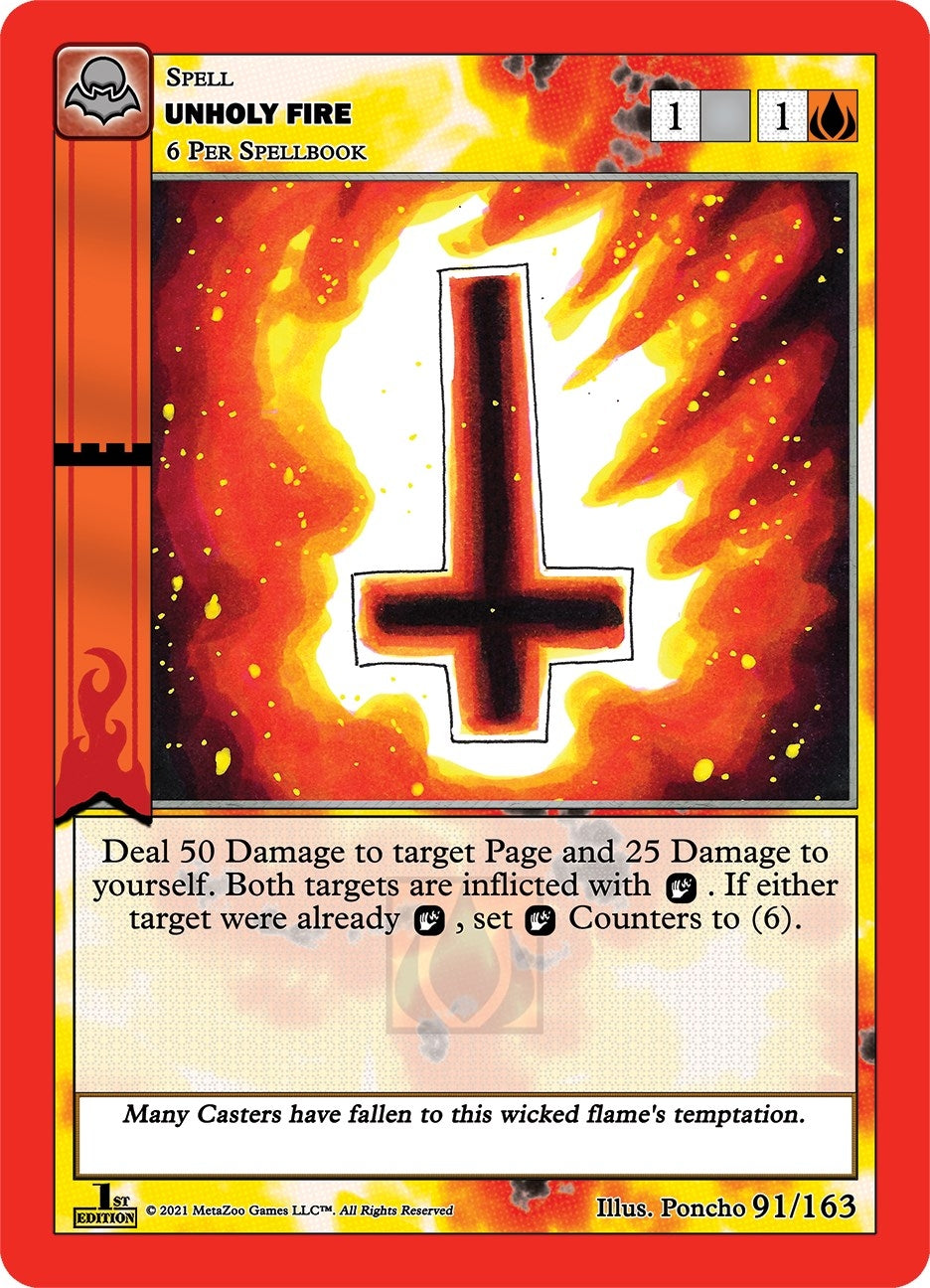 Unholy Fire (91) (NFFE) - MetaZoo Single