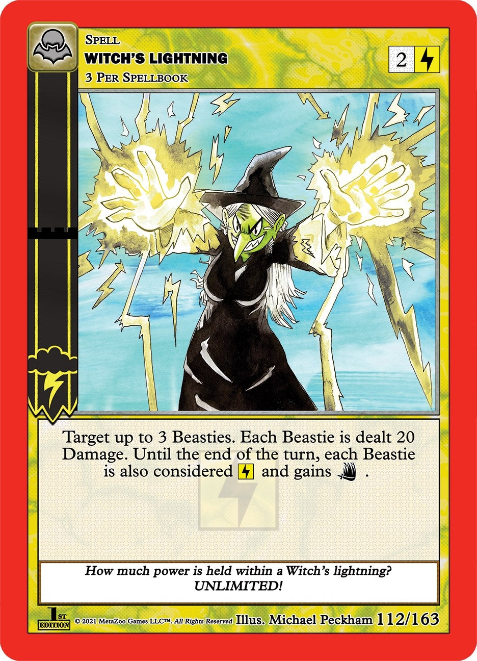 Witch’s Lightning (112) (NFFE) - MetaZoo Single