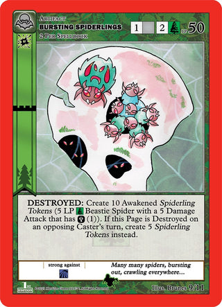 Bursting Spiderlings (9) (NFFE-RE) - MetaZoo Single