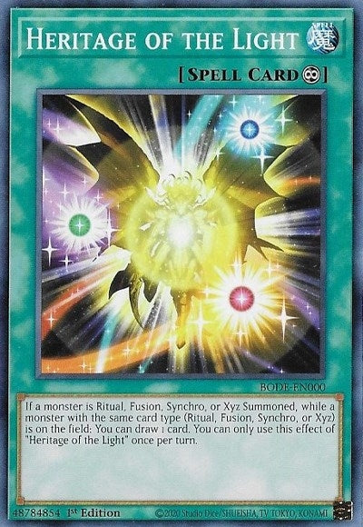 Heritage of the Light (0) (BODE) - YuGiOh Single