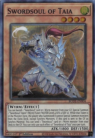 Swordsoul of Taia (4) (BODE) - YuGiOh Single