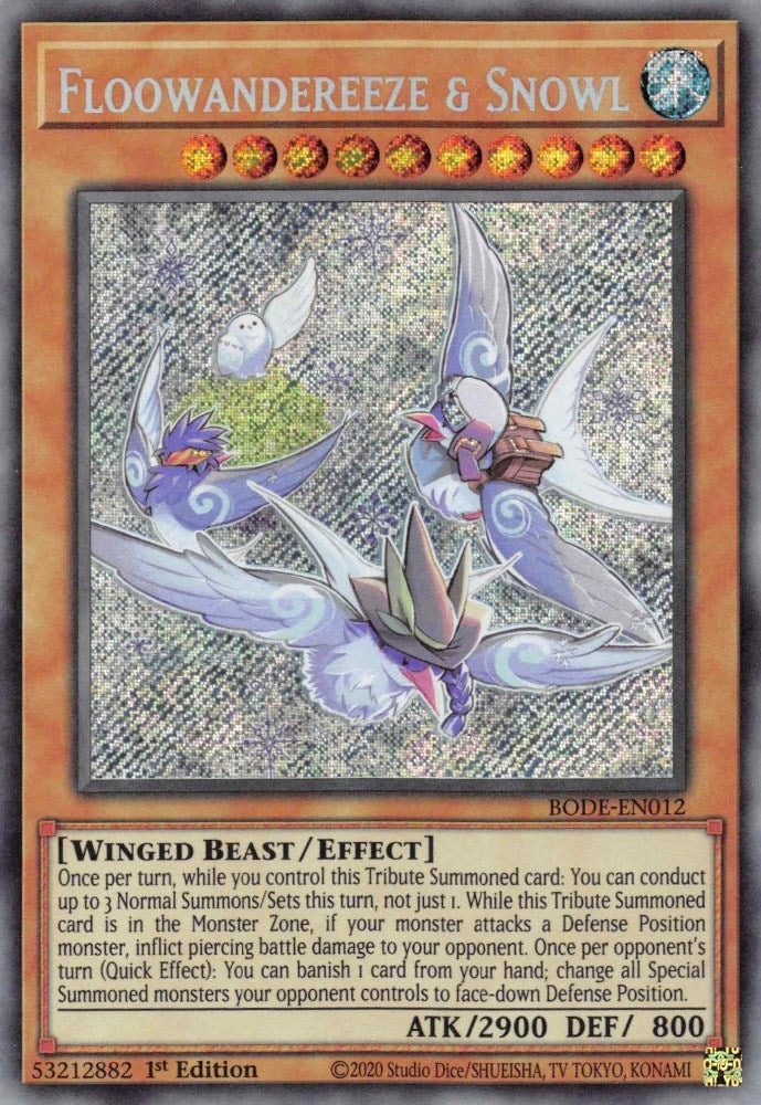 Floowandereeze & Snowl (12) (BODE) - YuGiOh Single