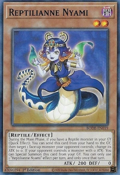 Reptilianne Nyami (19) (BODE) - YuGiOh Single