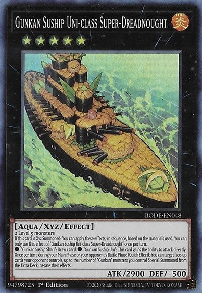Gunkan Suship Uni-class Super-Dreadnought (48) (BODE) - YuGiOh Single