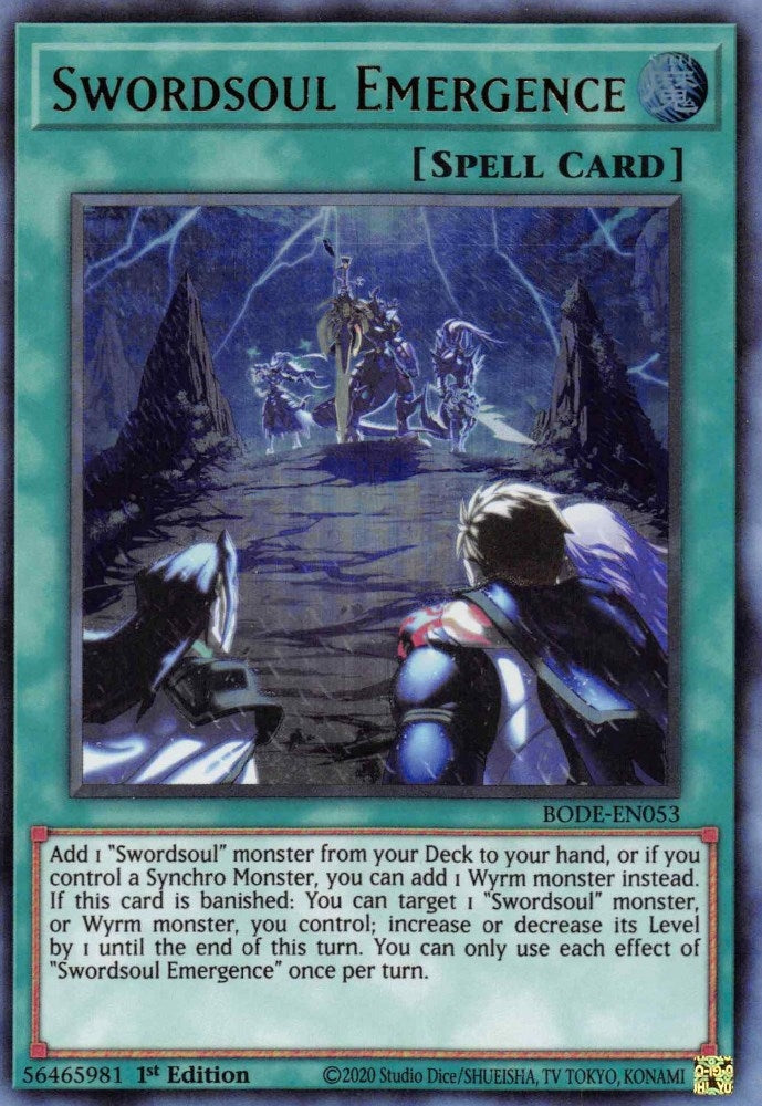 Swordsoul Emergence (53) (BODE) - YuGiOh Single