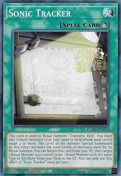 Sonic Tracker (64) (BODE) - YuGiOh Single