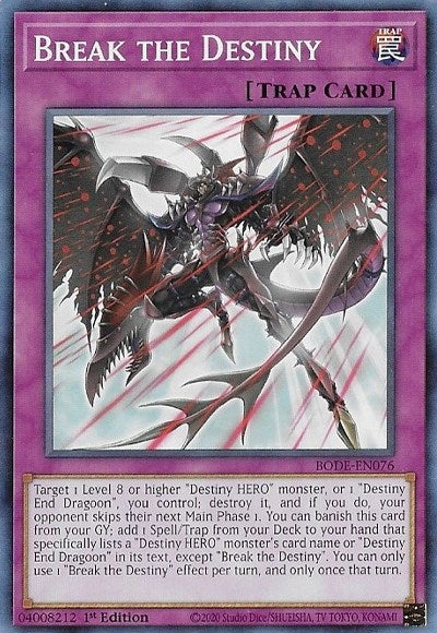 Break the Destiny (76) (BODE) - YuGiOh Single
