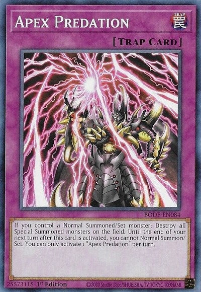 Apex Predation (84) (BODE) - YuGiOh Single