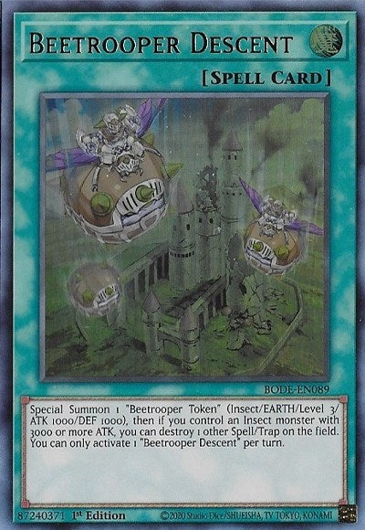 Beetrooper Descent (89) (BODE) - YuGiOh Single