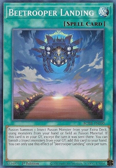 Beetrooper Landing (90) (BODE) - YuGiOh Single