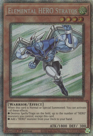 Elemental HERO Stratos (Starlight Rare) (100) (BODE) - YuGiOh Single