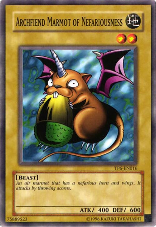 Archfiend Marmot of Nefariousness (6016) - YuGiOh Single