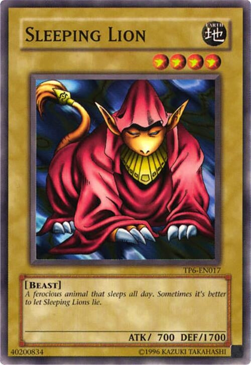 Sleeping Lion (6017) - YuGiOh Single