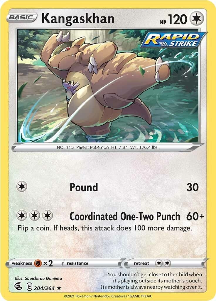 Image for Kangaskhan (204/264) (SWSH08: Fusion Strike) - Pokemon