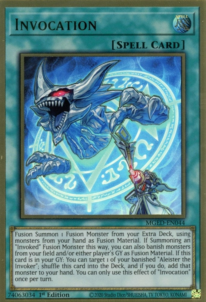 Invocation (44) (MGED) - YuGiOh Single
