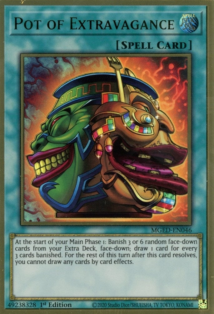 Pot of Extravagance (46) (MGED) - YuGiOh Single