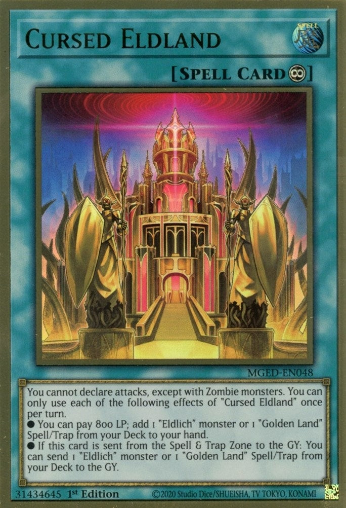 Cursed Eldland (48) (MGED) - YuGiOh Single