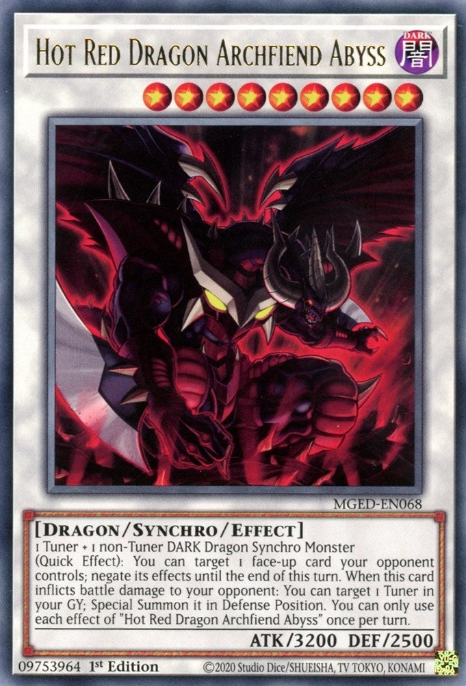 Hot Red Dragon Archfiend Abyss (68) (MGED) - YuGiOh Single