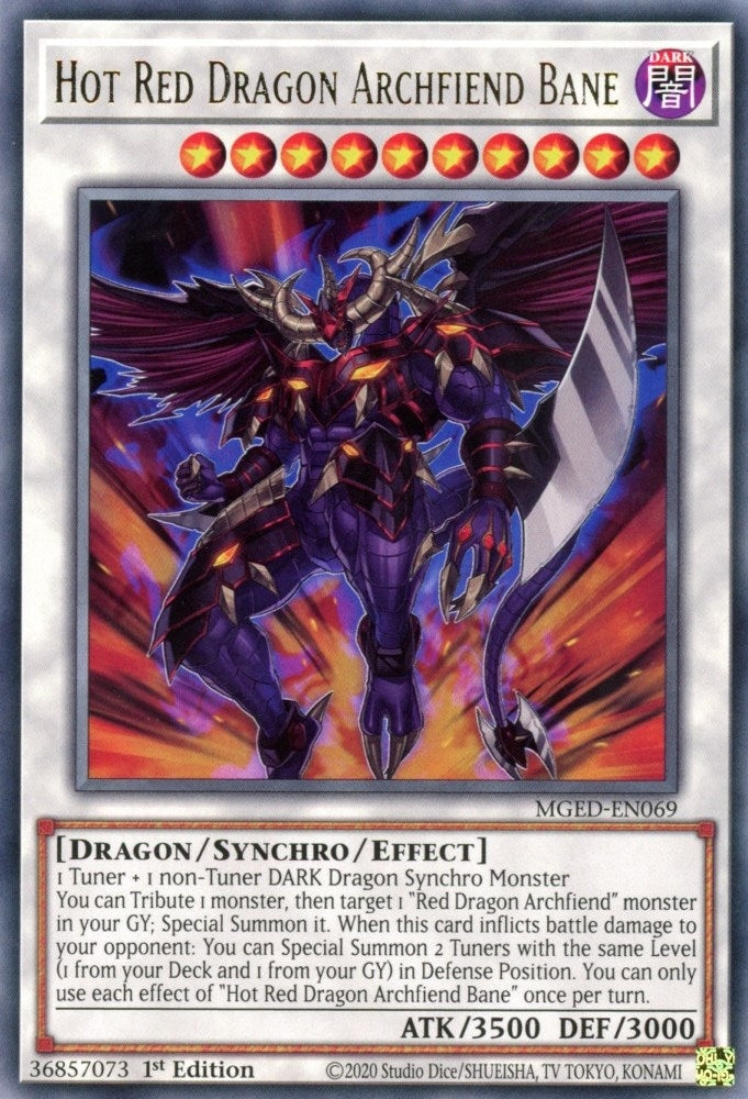 Hot Red Dragon Archfiend Bane (69) (MGED) - YuGiOh Single