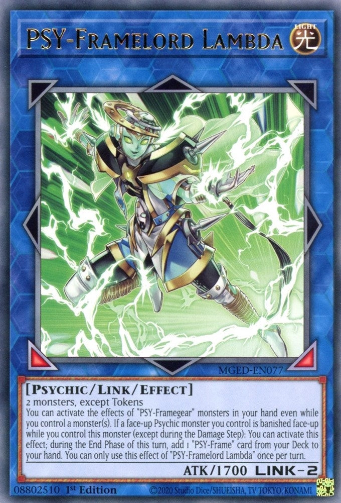 PSY-Framelord Lambda (77) (MGED) - YuGiOh Single