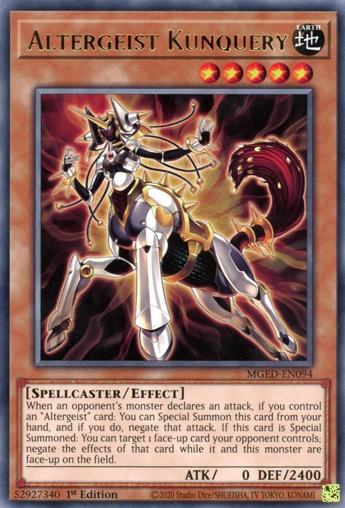 Altergeist Kunquery (94) (MGED) - YuGiOh Single