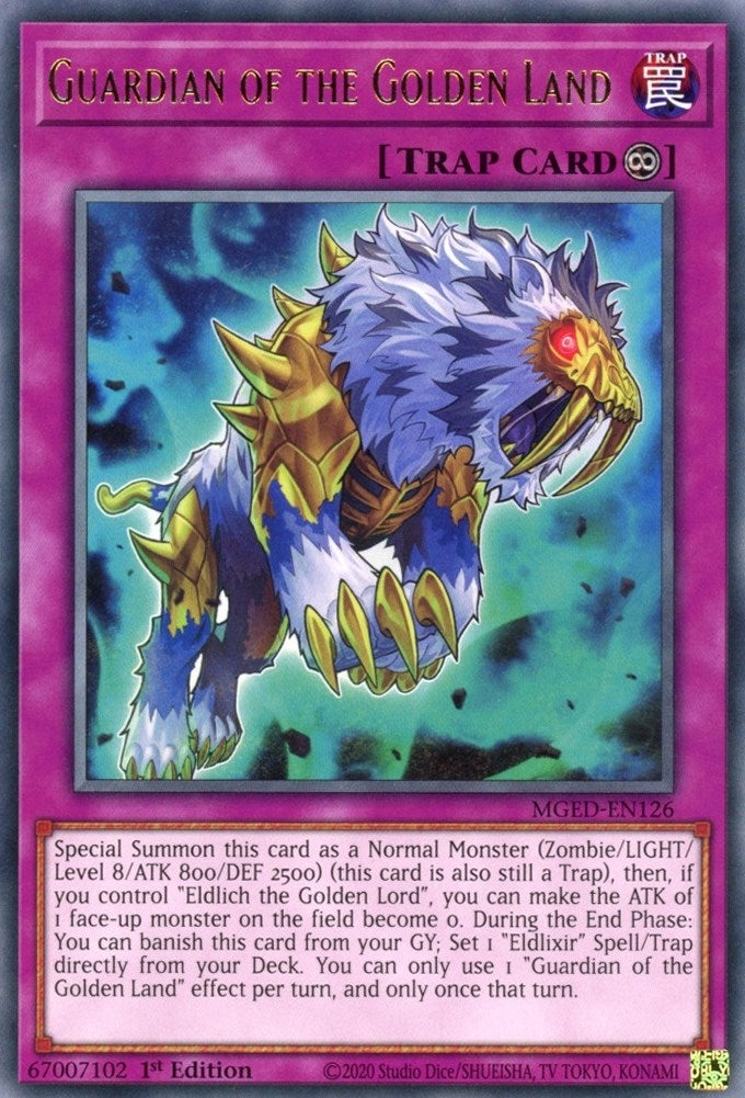Guardian of the Golden Land (126) (MGED) - YuGiOh Single