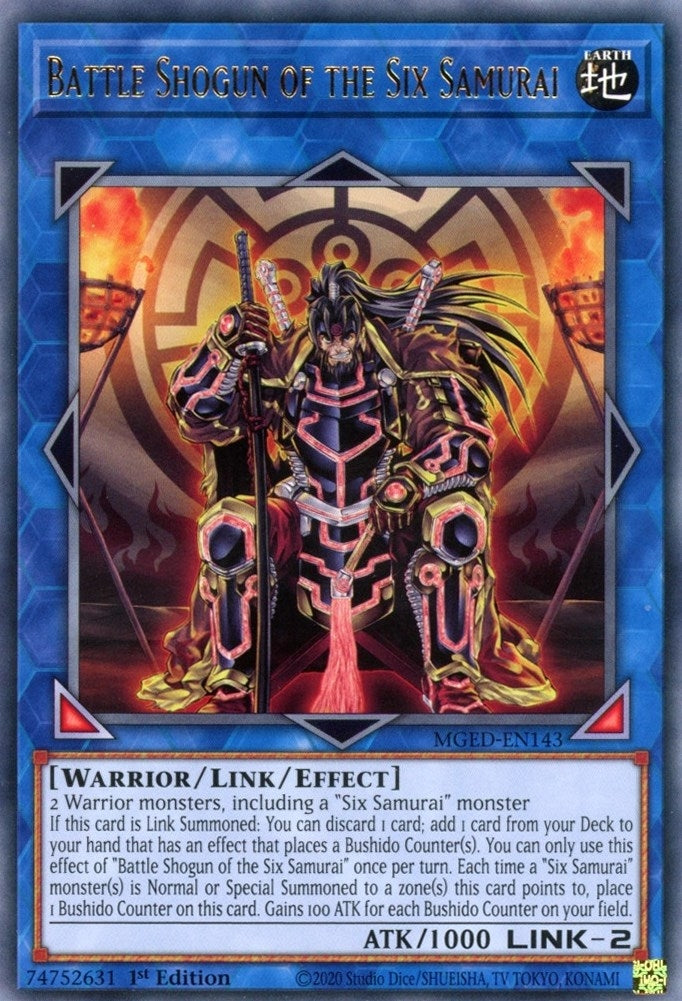 Battle Shogun of the Six Samurai (143) (MGED) - YuGiOh Single