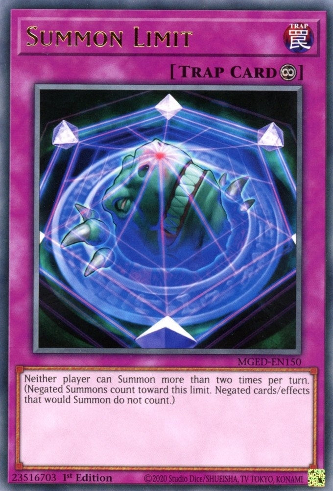 Summon Limit (150) (MGED) - YuGiOh Single